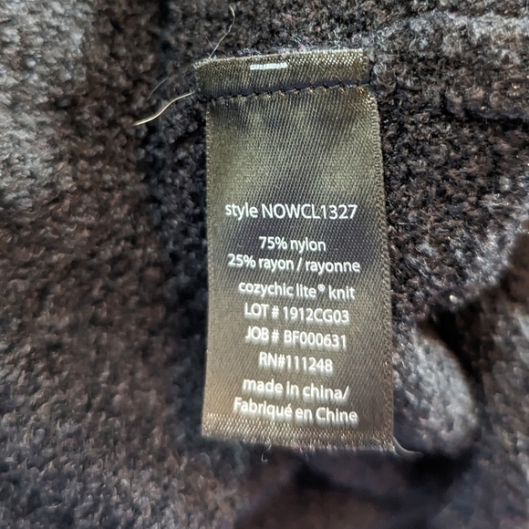 Barefoot Dreams Cozychic Lite Long Open Front Oversized Sweater Robe Pockets - Picture 5 of 10